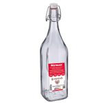 بطری شیشه مربع 1لیتر درقفلی WestMark - Image 6