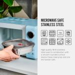 ظرف غذا مربع 1400 استیل درب سوپاپ Black+Blum - تصویر 3