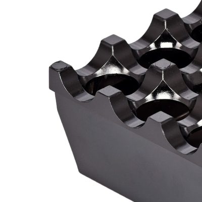 زیر سیگار مدل قلعه دایکست کروم مشکی کوچک