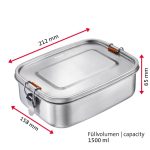 لانچ باکس 1500 مستطیل Viva Maxi  استیل WestMark - Image 8