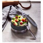 لانچ باکس گرد 750 شیشه مدادی Black+Blum